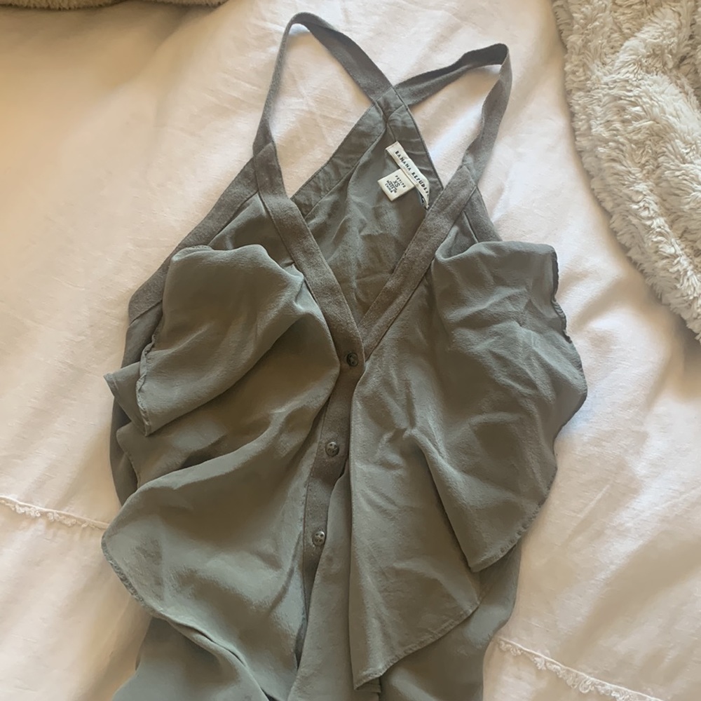 Ruffle Racerback Tank Top - Picture 8 of 9